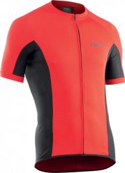 Koszulka z krótkim rękawem zapinana na zamek Northwave Force. Czerwone t-shirty sportowe męskie Northwave, s, z tkaniny, bez ramiączek, rowerowe. Za 255.00 zł.