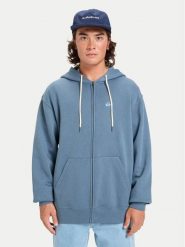 Quiksilver Bluza Salt Water Zip EQYFT05160 Niebieski Comfort Fit. Niebieskie bluzy bez kaptura męskie Quiksilver, l, z bawełny. Za 279.99 zł.