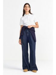 Rich & Royal Koszulka w kolorze białym rozmiar: XL. Białe bluzki damskie Rich & Royal, xl, bez wzorów, z bawełny, bez kołnierzyka, bez ramiączek. Za 165.31 zł.