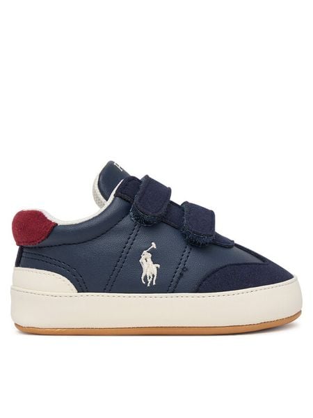 Polo Ralph Lauren Sneakersy RL05012410 Granatowy. Niebieskie buty sportowe chłopięce Polo Ralph Lauren, ze skóry, bez zapięcia. Za 354.99 zł.
