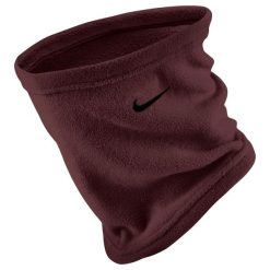 Polarowy komin dla kobiet Nike One Therma-Fit. Brązowe szaliki i kominy damskie Nike, bez wzorów, z polaru. Za 180.00 zł.