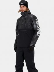Kurtka Narciarska Męska Fundango Tilbury Eco Logo. Czarne kurtki narciarskie i snowboardowe damskie Fundango, m, bez wzorów, z poliamidu, bez kaptura, narciarskie. Za 399.00 zł.