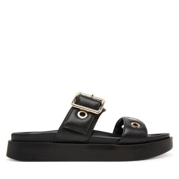 Klapki Inuikii. Czarne klapki damskie Inuikii, bez wzorów, bez obcasa. Za 899.99 zł.