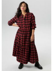 Aniston Sukienka w kolorze czerwono-czarnym rozmiar: 46. Czarne sukienki damskie Aniston, bez wzorów, bez kołnierzyka, bez ramiączek, maxi. Za 82.64 zł.