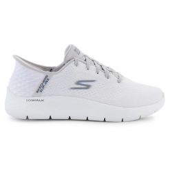 Buty Skechers Go Walk Flex-New World 216505-WGY białe. Białe buty sportowe na co dzień damskie bez wzorów, na fitness i siłownię. Za 544.84 zł.