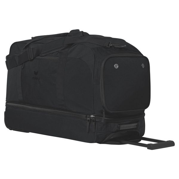 Torba sportowa na kółkach z bottomcase Erima Travel Line. Czarne torebki dziecięce Erima. W wyprzedaży za 407.00 zł.