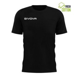 Bawełniana koszulka Givova Fresh Black 2XL. Czarne bluzki sportowe damskie Givova, m, z bawełny, bez ramiączek, do piłki nożnej. Za 52.75 zł.