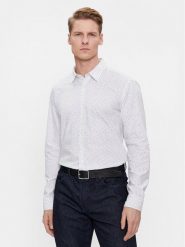 Boss Koszula S-Liam-Kent-C1-233 50510014 Biały Regular Fit. Białe koszule męskie Boss, l, bez wzorów, z bawełny, bez kołnierzyka, bez ramiączek. Za 449.99 zł.