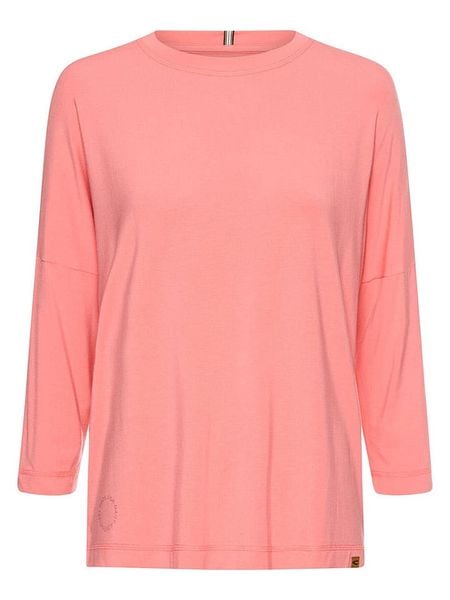 Camel Active Koszulka w kolorze różowym rozmiar: M. Różowe bluzki damskie Camel Active, m, bez wzorów, z wiskozy, bez kołnierzyka, bez ramiączek. Za 109.95 zł.