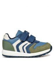 Geox Sneakersy Alben B453CA 02214 CF34B M Niebieski. Niebieskie buty sportowe chłopięce Geox, ze skóry, bez zapięcia. Za 149.99 zł.