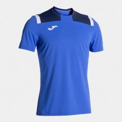 Koszulka Joma Toledo. Niebieskie t-shirty sportowe męskie Joma, l, ze skóry, bez ramiączek, do piłki nożnej. Za 161.00 zł.