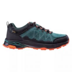 Buty Elbrus Eravica Low Wp Gr C M 92800490680 zielone. Zielone buty trekkingowe męskie z gumy, bez zapięcia. Za 495.46 zł.