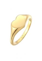 Elli Damski Sygnet Serce Miłość Symbol w srebrze próby 925 Sterling Silver Pierścionki 1 ct. Szare pierścionki damskie Elli, srebrne. Za 198.99 zł.