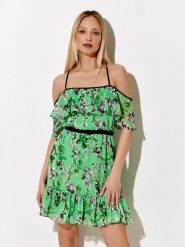 Rage Age Sukienka letnia Sofia Zielony Regular Fit. Zielone sukienki damskie Rage Age, na lato, xs, bez wzorów, z syntetyku, bez kołnierzyka, bez ramiączek. Za 499.99 zł.