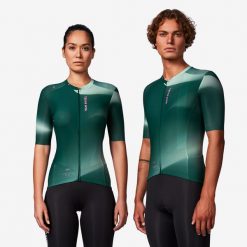 Koszulka rowerowa szosowa Van Rysel RCR-R 2. Niebieskie t-shirty sportowe męskie VAN RYSEL, m, z elastanu, bez ramiączek, rowerowe. Za 269.99 zł.