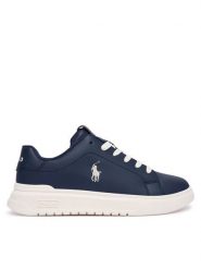 Polo Ralph Lauren Sneakersy RL03844410 Granatowy. Niebieskie buty sportowe chłopięce Polo Ralph Lauren, ze skóry, bez zapięcia. Za 439.99 zł.