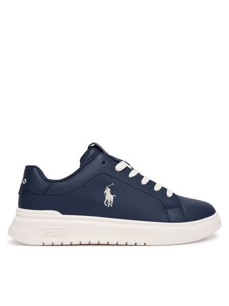 Polo Ralph Lauren Sneakersy RL03844410 Granatowy. Niebieskie buty sportowe chłopięce Polo Ralph Lauren, bez wzorów, ze skóry, bez zapięcia. Za 439.99 zł.