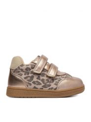 DeeZee Sneakersy CEO-BP23766-11 Beżowy. Brązowe buty sportowe dziewczęce DeeZee, bez wzorów, ze skóry, bez zapięcia. Za 89.99 zł.