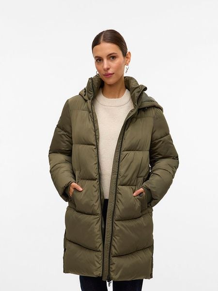 Vero Moda Kurtka pikowana w kolorze khaki rozmiar: L. Brązowe kurtki damskie Vero Moda, l, bez wzorów, bez kaptura. Za 170.47 zł.