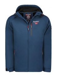 Geographical Norway Kurtka softshellowa "Takito" w kolorze granatowym rozmiar: S. Niebieskie kurtki outdoor męskie Geographical Norway, s, bez wzorów, bez kaptura. Za 136.78 zł.