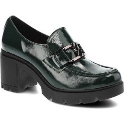 Zielone Półbuty Lemar Damskie Eleganckie Buty. Zielone półbuty damskie Lemar, z aplikacjami, z materiału, biznesowe, bez obcasa. Za 369.00 zł.