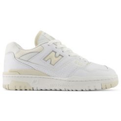 Buty New Balance BBW550BK białe. Białe buty sportowe na co dzień damskie bez wzorów, z materiału. Za 668.70 zł.