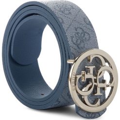 Pasek Damski GUESS - Bluebelle Belts BW7227 VIN35 BLU. Niebieskie paski damskie Guess, z aplikacjami, ze skóry ekologicznej. Za 229.00 zł.