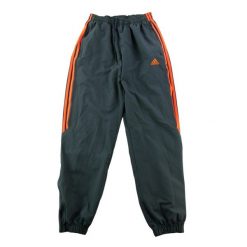 Second life - Spodnie dresowe męskie 3-Stripes Paski pomarańczowe - Jak nowy. Szare spodnie sportowe męskie Adidas, z dresówki. Za 143.46 zł.