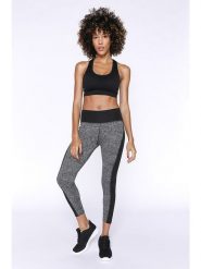 Onamaste Legginsy funkcyjne w kolorze czarno-szarym rozmiar: L/XL. Czarne legginsy sportowe damskie Onamaste, l, bez wzorów, outdoorowe. Za 70.24 zł.