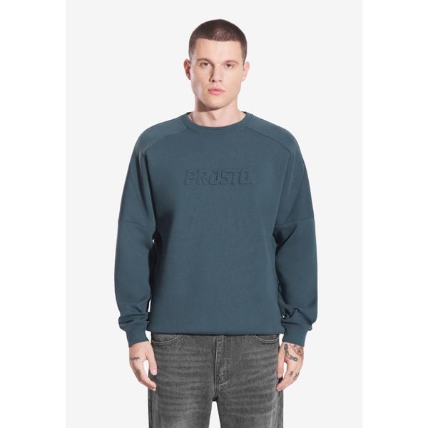 Bluza sportowa męska Prosto Dion bez kaptura. Niebieskie bluzy bez kaptura męskie Prosto., m. W wyprzedaży za 119.99 zł.