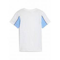 Męska koszulka Manchester City ftblARCHIVE PUMA White Team Light Blue. Białe t-shirty sportowe męskie Puma, m, z gumy, bez ramiączek, do piłki nożnej. W wyprzedaży za 109.00 zł.