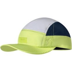 Czapka z daszkiem BUFF 5 PANEL GO CAP DOMUS APRICOT. Zielone czapki męskie Buff, bez wzorów. Za 169.90 zł.