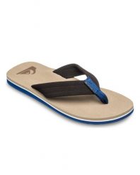 Sandały dla Mężczyzn MOLOKAI LAYBACK Brązowy. Brązowe sandały męskie Quiksilver, z gumy, bez zapięcia. Za 119.99 zł.