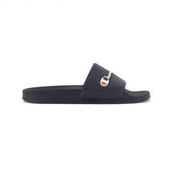 Klapki męskie Champion Rochester Varsity Slide. Niebieskie klapki i japonki męskie CHAMPION, z materiału. Za 159.00 zł.