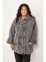 Curvy Lady Płaszcz przejściowy w kolorze szarym rozmiar: 40/42. Szare płaszcze damskie Curvy Lady, bez wzorów, klasyczne. Za 130.99 zł.