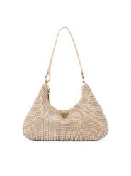 Guess Torebka Jewels HWEG22 48720 Złoty. Żółte torebki klasyczne damskie Guess, z aplikacjami, z materiału, bez dodatków. Za 544.99 zł.