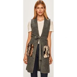 Silvian Heach - Kamizelka. Szare kamizelki damskie Silvian Heach, l, z dzianiny. Za 439.90 zł.