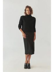 TATUUM Sweter "Malmana 1" w kolorze czarnym rozmiar: L. Czarne golfy damskie Tatuum, l, bez wzorów, z wełny, bez ramiączek. Za 303.06 zł.