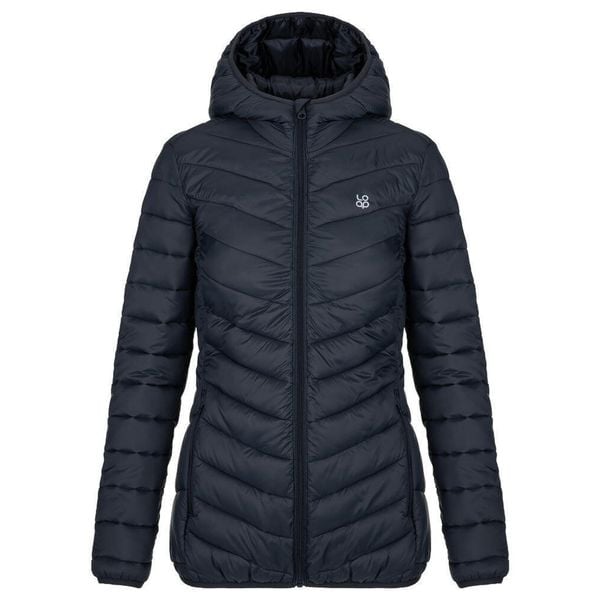 Kurtka damska Loap Irmania pikowana, wodoodporna, ciemnoszara, S. Szare kurtki damskie LOF, s, bez wzorów, z puchu, bez kaptura. Za 261.99 zł.