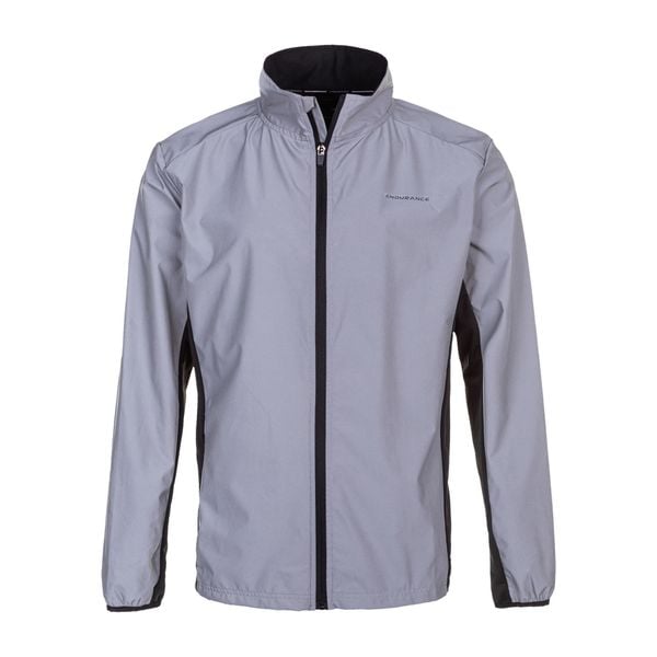 Kurtka odblaskowa Endurance Peelier. Szare kurtki treningowe męskie Endurance, m, bez wzorów, do biegania. Za 279.50 zł.