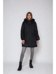 Jessica Simpson Parka w kolorze czarnym rozmiar: XL. Czarne parki damskie Jessica Simpson, xl, bez wzorów. Za 217.99 zł.