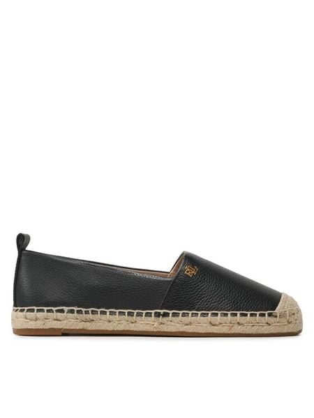Lauren Ralph Lauren Espadryle Cameryn IV 802905304001 Czarny. Czarne espadryle damskie Lauren Ralph Lauren, bez wzorów, ze skóry, bez obcasa. Za 409.99 zł.