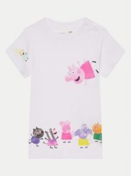 Coccodrillo T-Shirt WC4143204LGD Biały Regular Fit. Białe koszulki dziewczęce COCCODRILLO, bez wzorów, z bawełny, bez ramiączek. Za 39.99 zł.