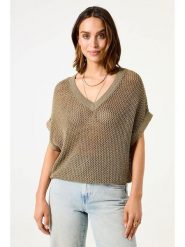 Garcia Sweter w kolorze khaki rozmiar: S. Brązowe swetry klasyczne damskie Garcia, s, bez kołnierzyka. Za 91.99 zł.