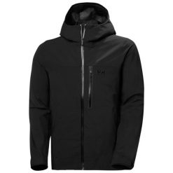Kurtka narciarska Helly Hansen Swift 3l Shell. Czarne kurtki narciarskie i snowboardowe damskie Helly Hansen, l, bez wzorów, bez kaptura, narciarskie. W wyprzedaży za 1,679.00 zł.