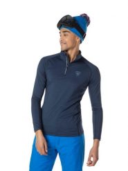 Koszulka termoaktywna Rossignol Classique 1/2 Zip granatowa. Niebieskie bielizna termoaktywna męska Rossignol, m, bez wzorów, z dzianiny. Za 289.00 zł.