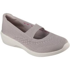 Baleriny damskie Skechers Arya Lovesome. Fioletowe baleriny damskie Skechers, bez wzorów, bez obcasa. Za 390.00 zł.