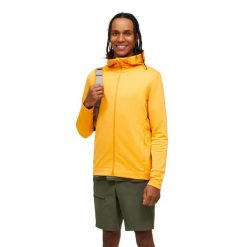 Bluza Peak Performance męska Rider Tech Zip Hood pomarańczowa - XL. Brązowe bluzy bez kaptura męskie Peak Performance, m. W wyprzedaży za 599.00 zł.