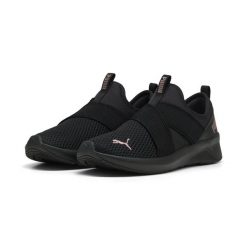 Damskie wsuwane buty do biegania SOFTRIDE Harli PUMA Black Rose Gold Metallic. Czarne obuwie do biegania damskie Puma. Za 269.00 zł.