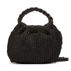 Torebka Unisa. Czarne torebki klasyczne damskie Unisa, bez wzorów, bez dodatków. Za 269.99 zł.